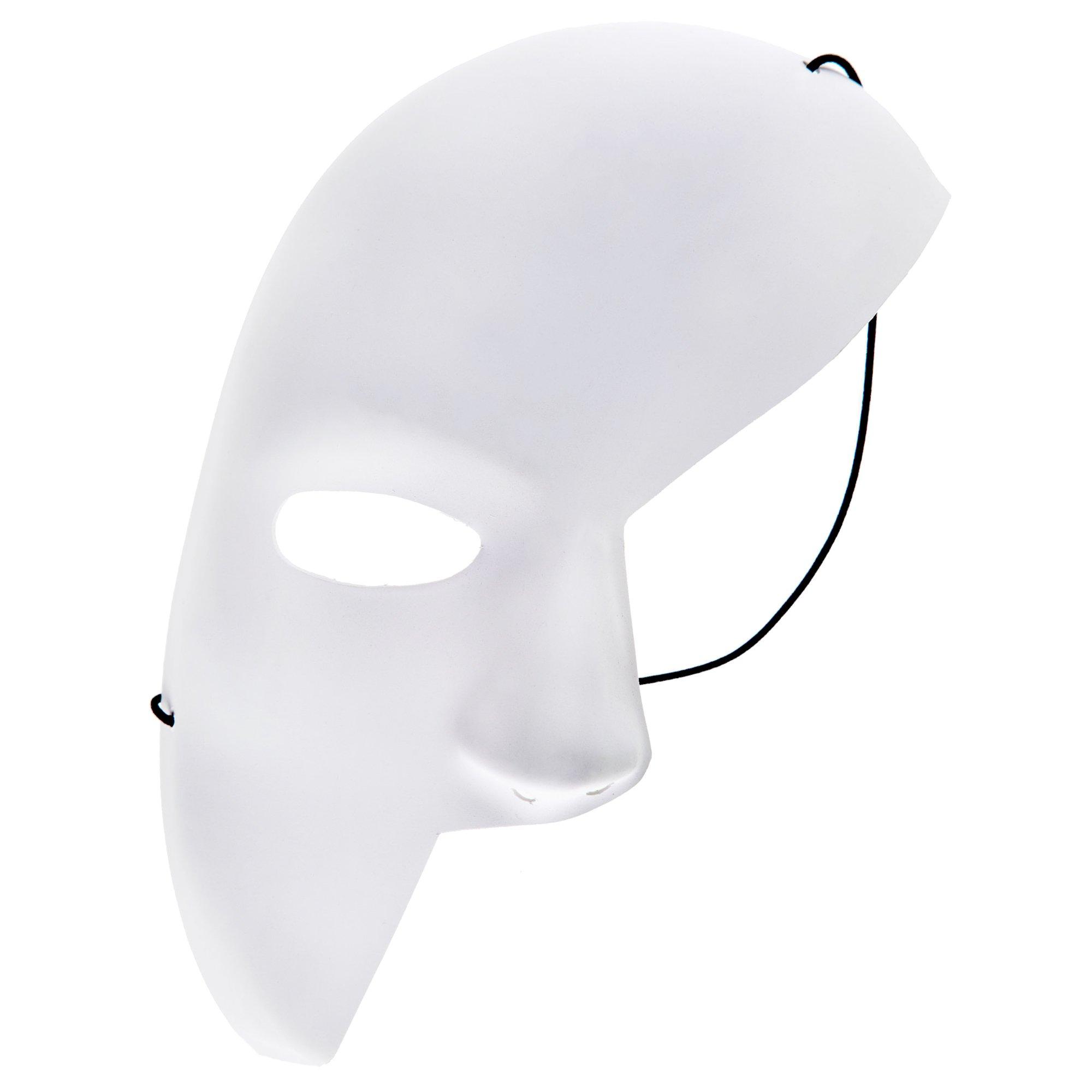 White Phantom Half Mask Hobby Lobby 363556