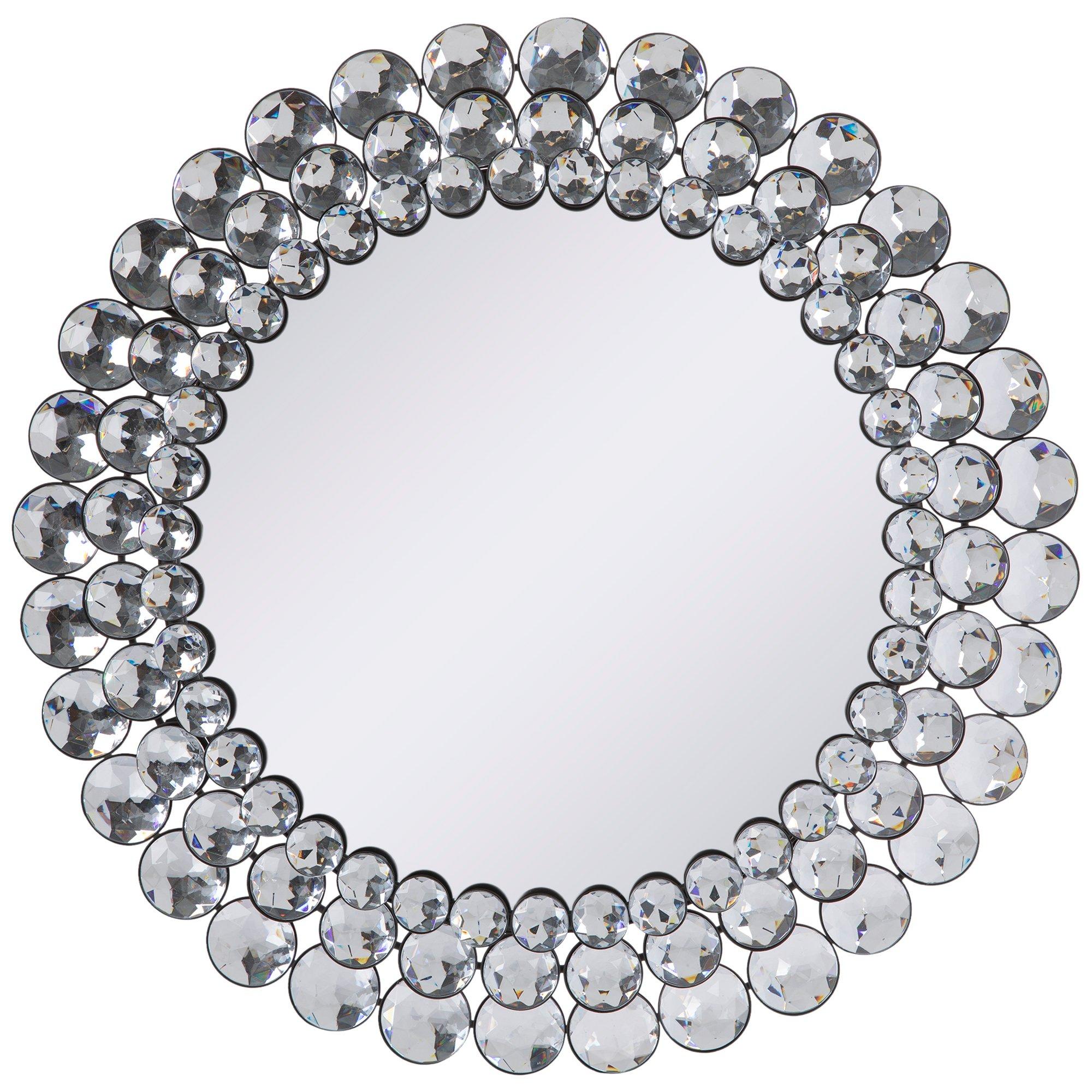 Round Rhinestone Metal Wall Mirror Hobby Lobby 365585