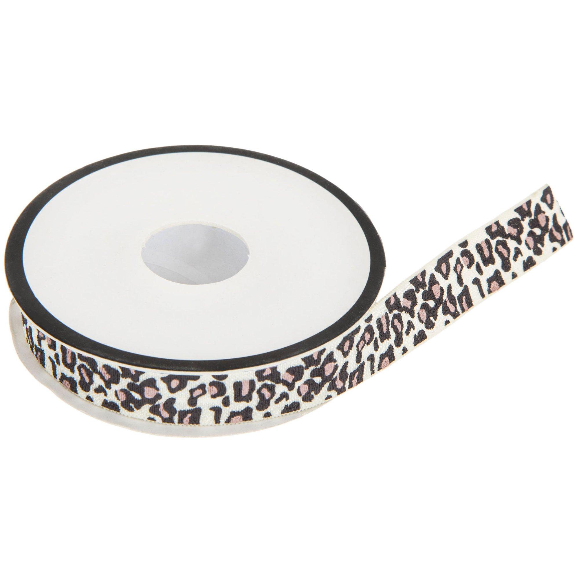 Cheetah Print Elastic Trim 1/2" Hobby Lobby 378927