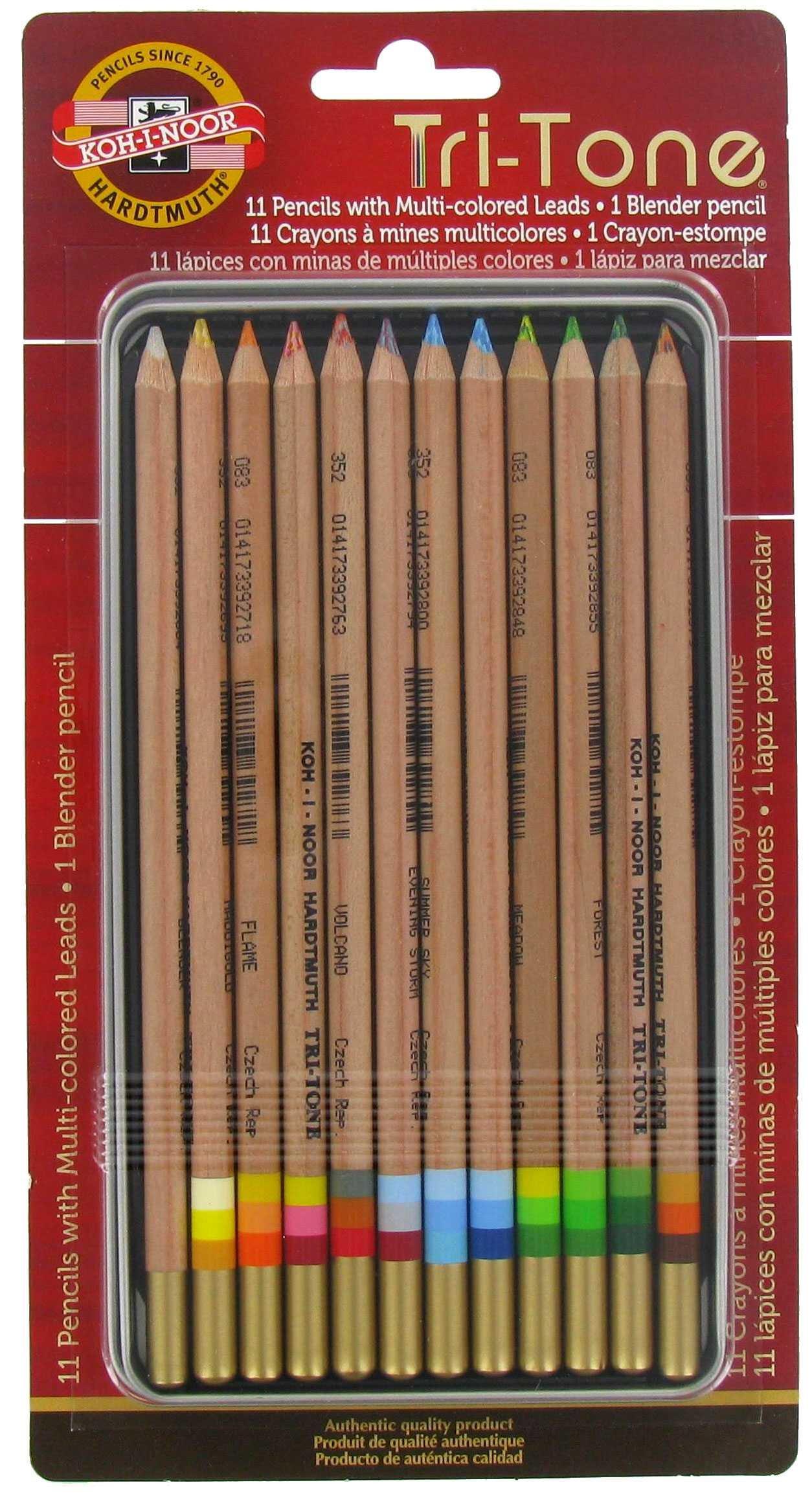 The Fine Touch Metallic Colored Pencils - 12 Piece Set