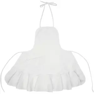 Adult Apron with Ruffle Trim