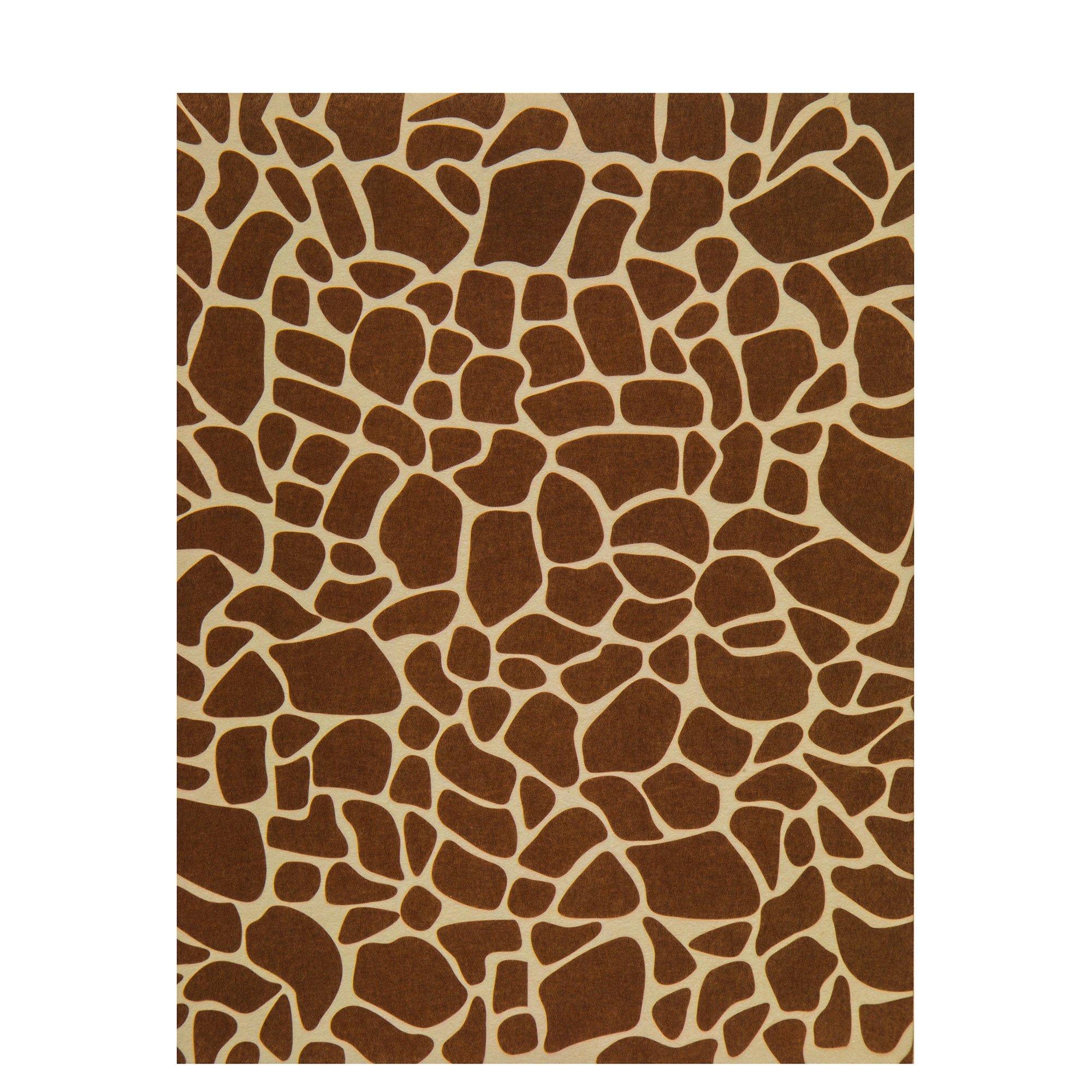 Giraffe Print Felt Sheet Hobby Lobby 388082