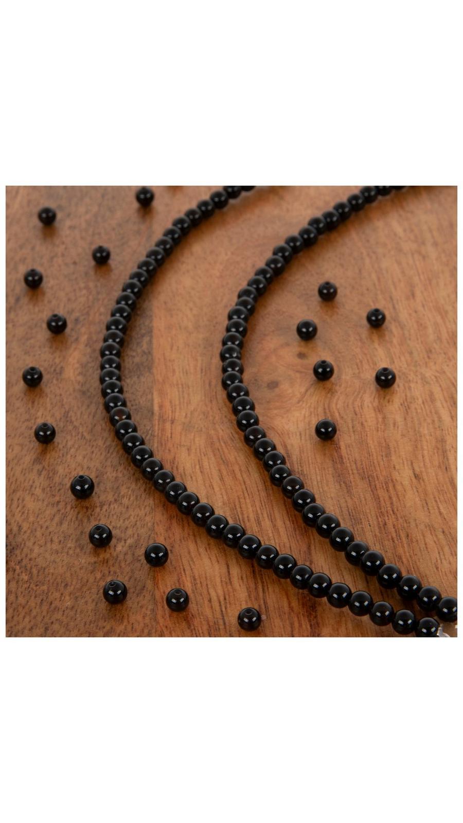 Black and White Faceted Round Agate 12mm Semi-Precious Stone Beads Per Strand - Dry Gulch Beads & Jewelry