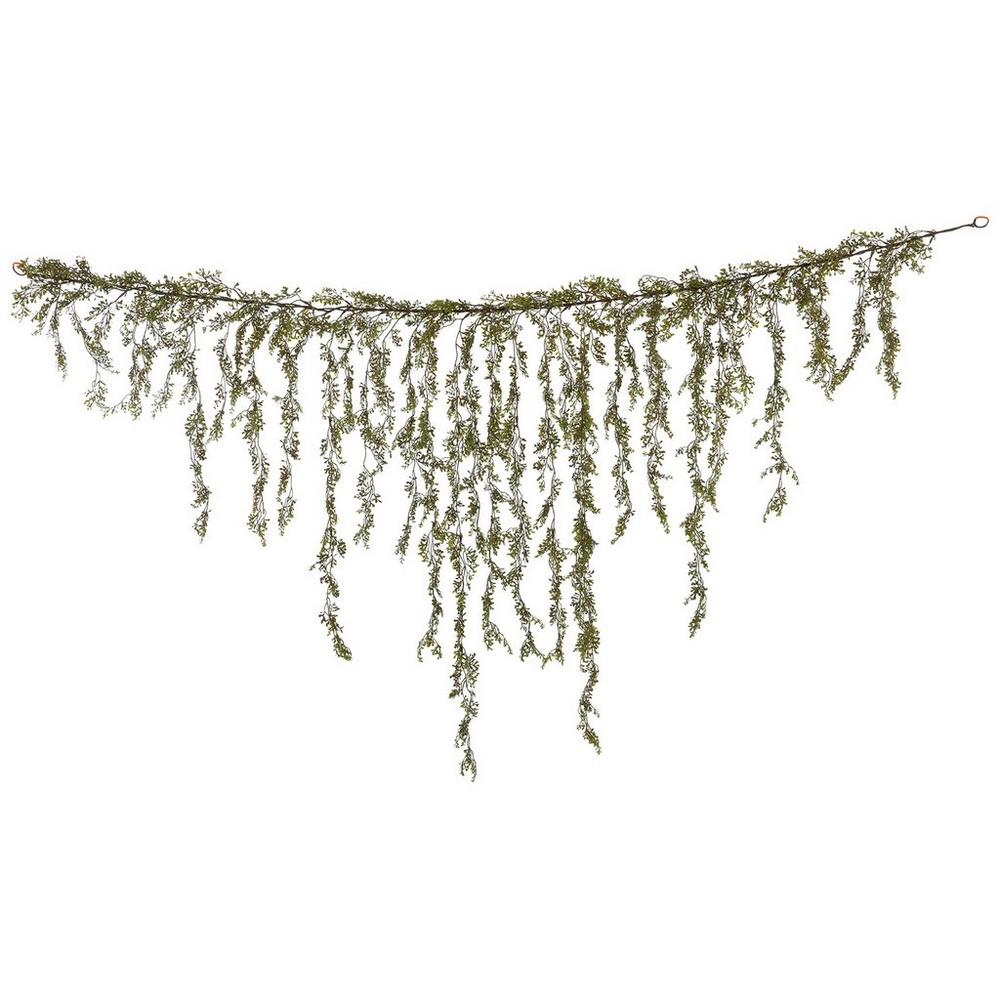 Green Draping Jasmine Leaf Garland
