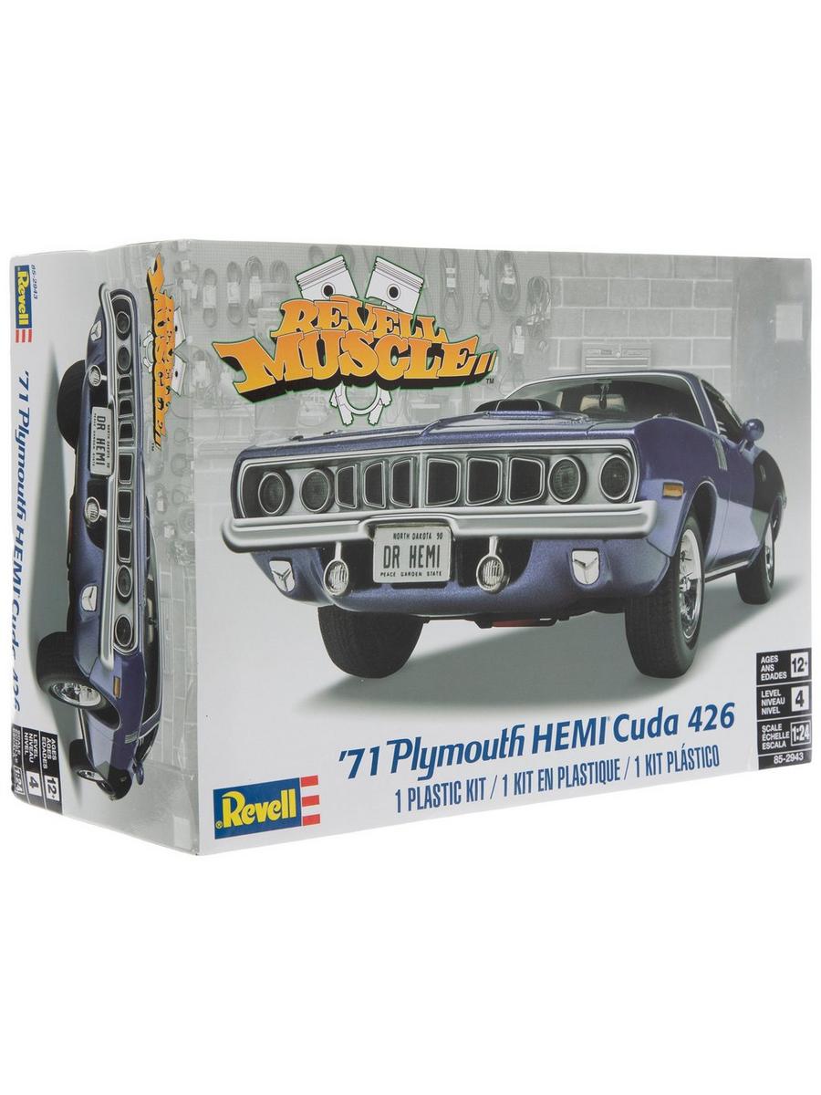 1971 Plymouth HEMI Cuda Hardtop 426 Model Kit | Hobby Lobby | 391094