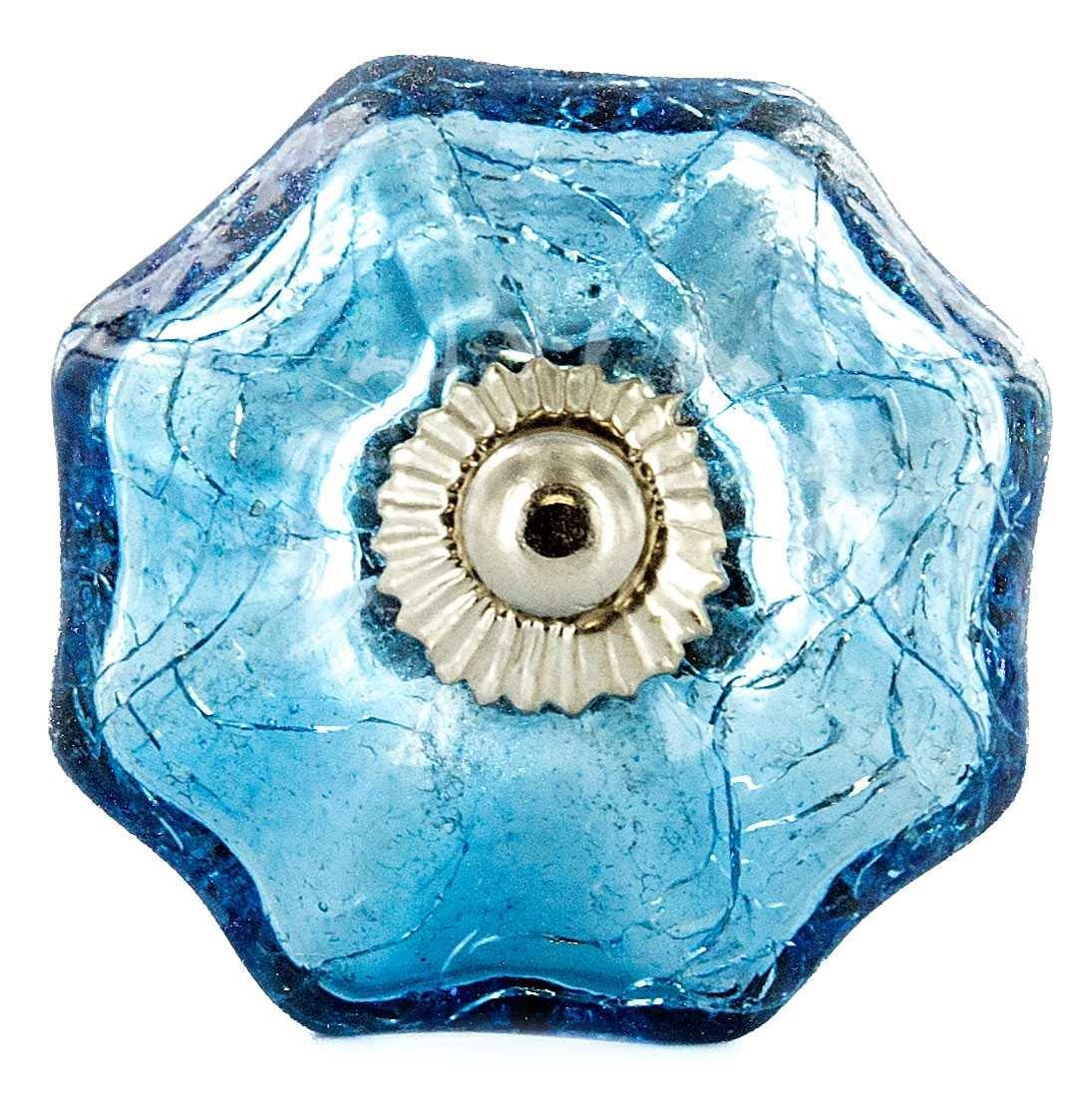 Turquoise Crackled Mercury Glass Knob Hobby Lobby 391128