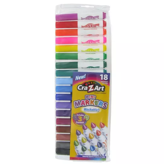 Craft Express  18-Pack Assorted Joy Fabric Markers