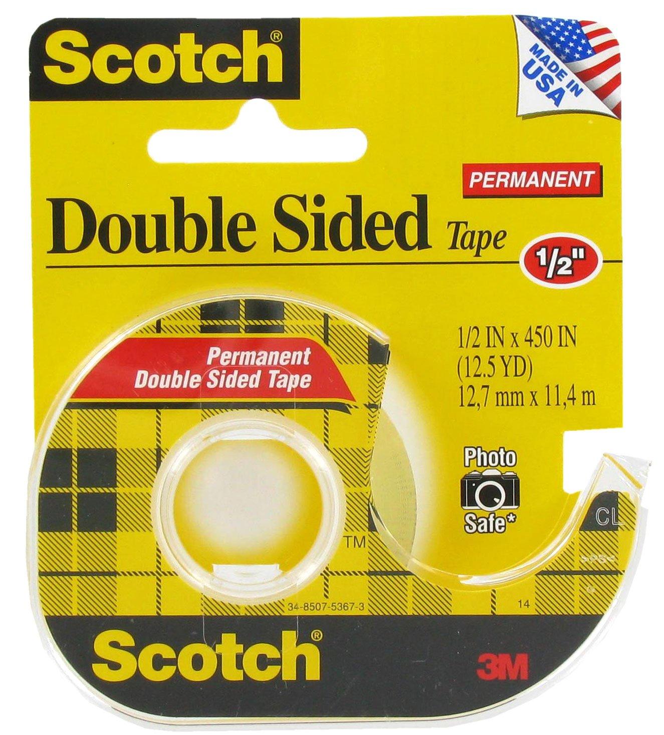 Permanent DoubleSided Tape 1/2" Hobby Lobby 394262