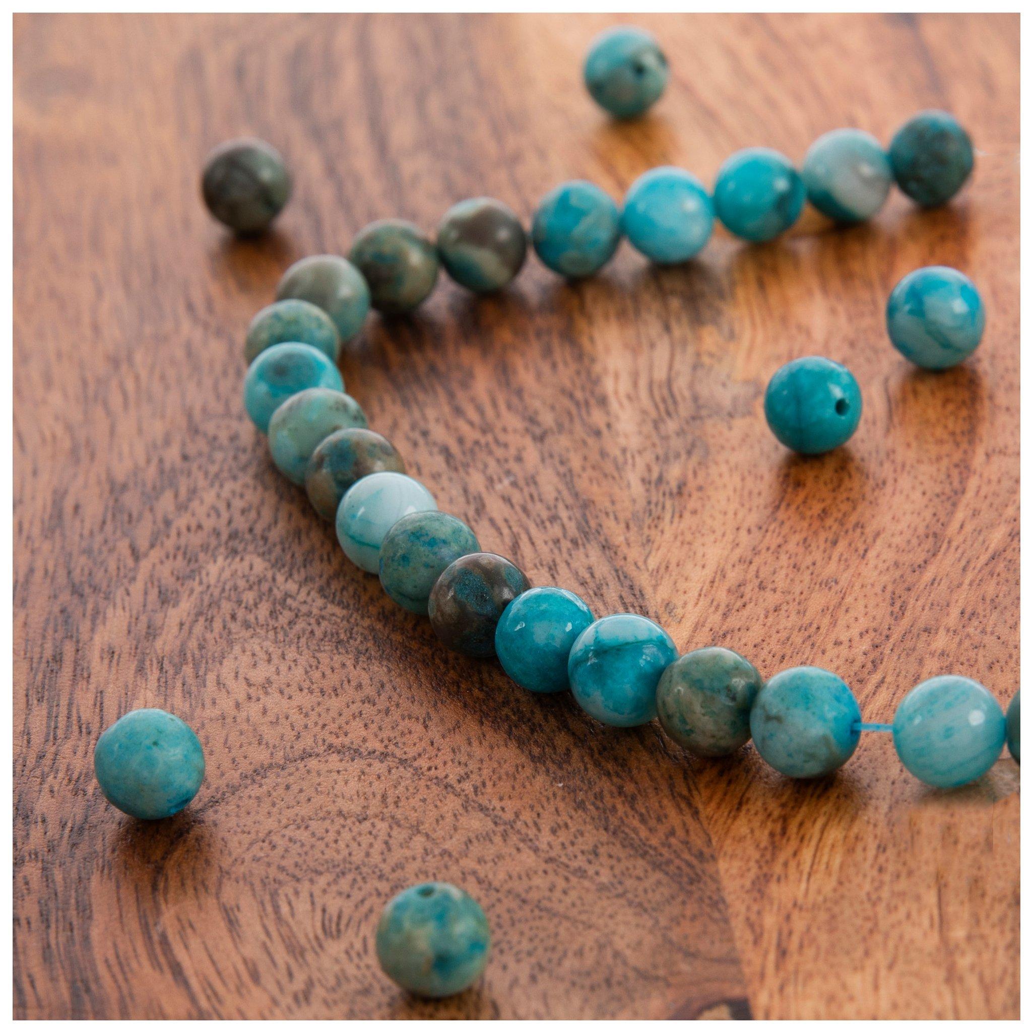 Turquoise Dyed Jasper Round Bead Strands Hobby Lobby 394395