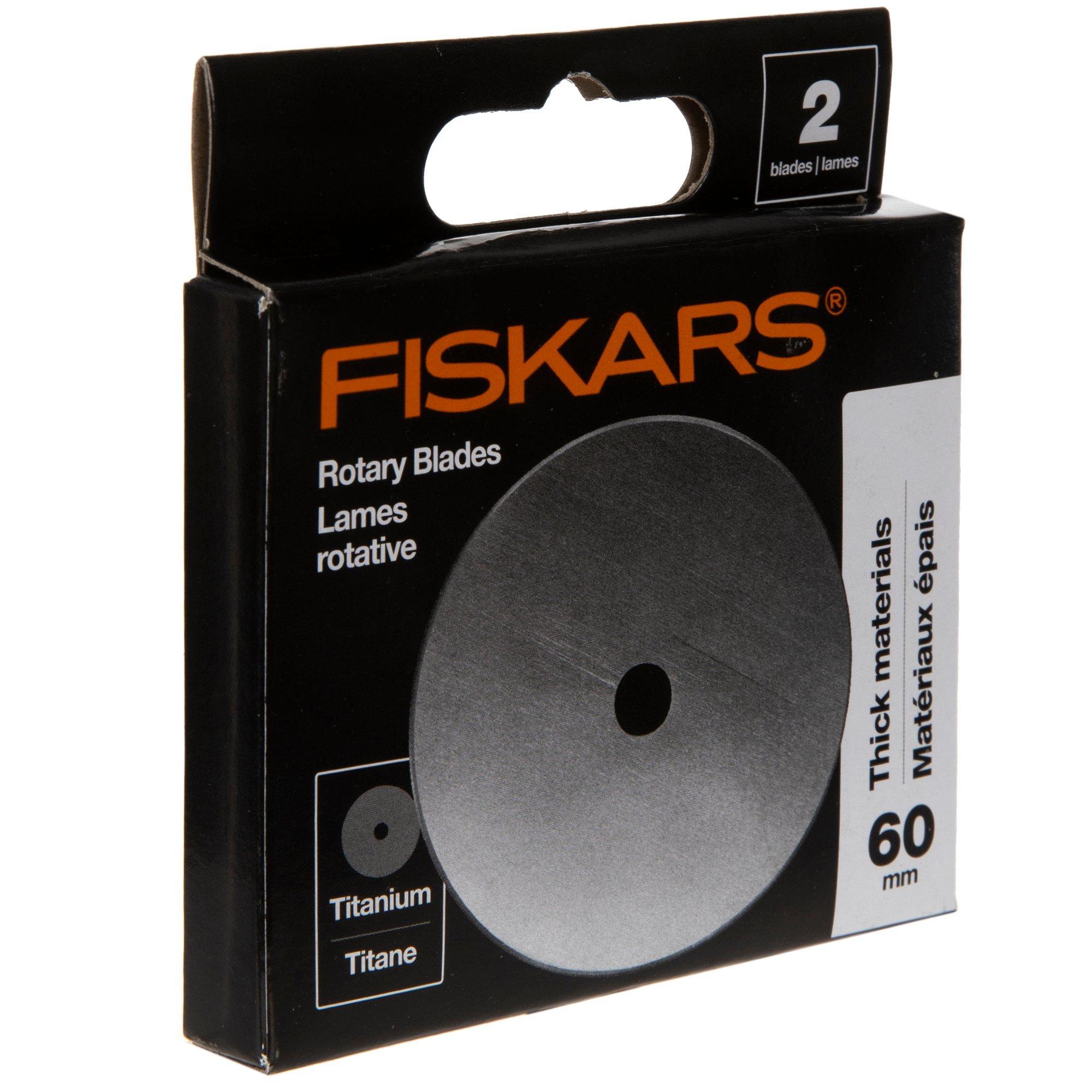 Fiskars Titanium Rotary Blades - 60mm