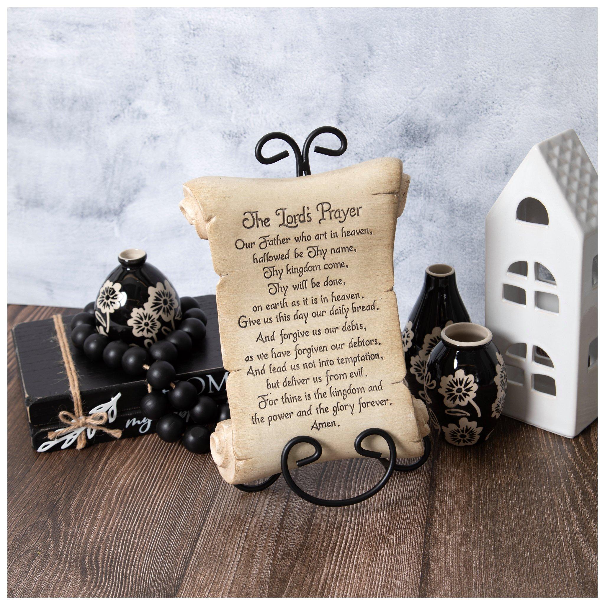 Lord's Prayer Scroll Decor view 1