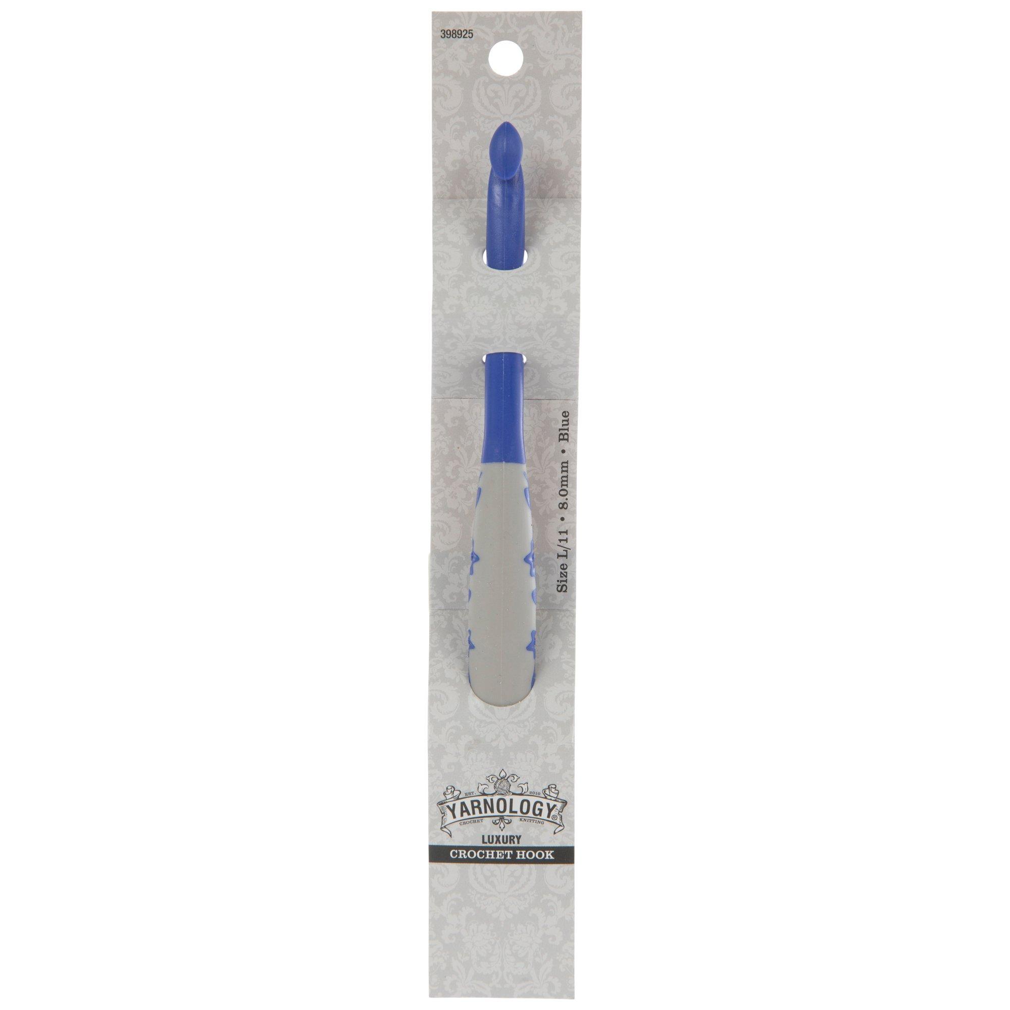 Ergonomic Floral Crochet Hook l-11 size view 1