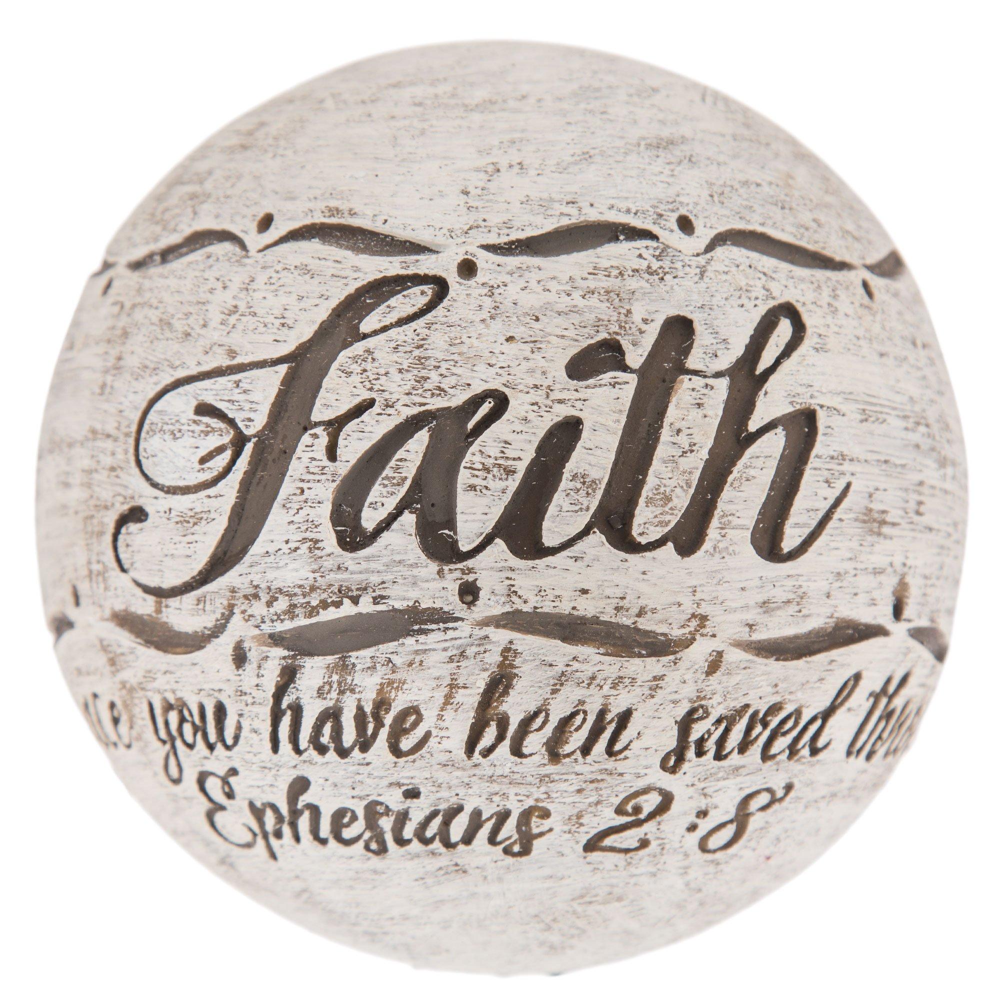 Distressed Scripture Decorative Sphere Hobby Lobby 400671