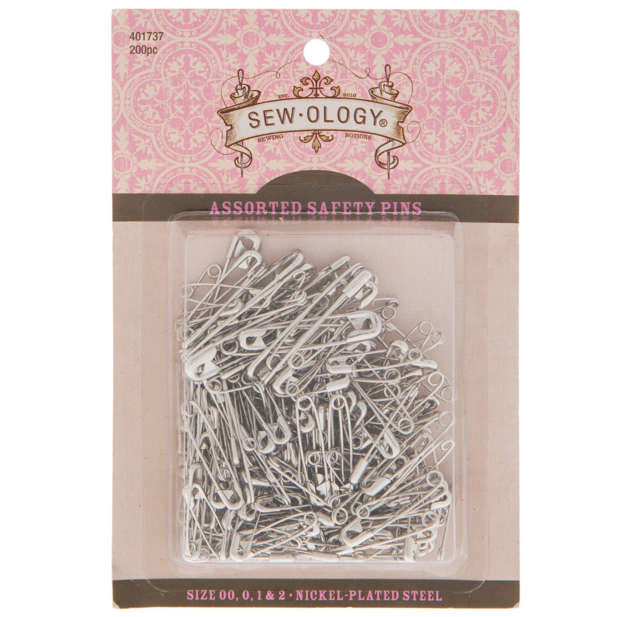 Singer Pink Safety Pins, 25 Count