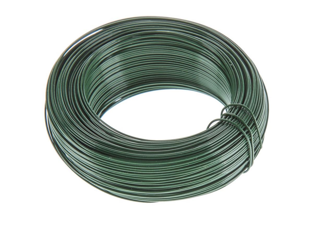 Made in USA ワイヤー　バスケット　緑　グリーン　白　古道具 Green Enamel Coiled Floral Annealed Wire | Hobby Lobby | 40261