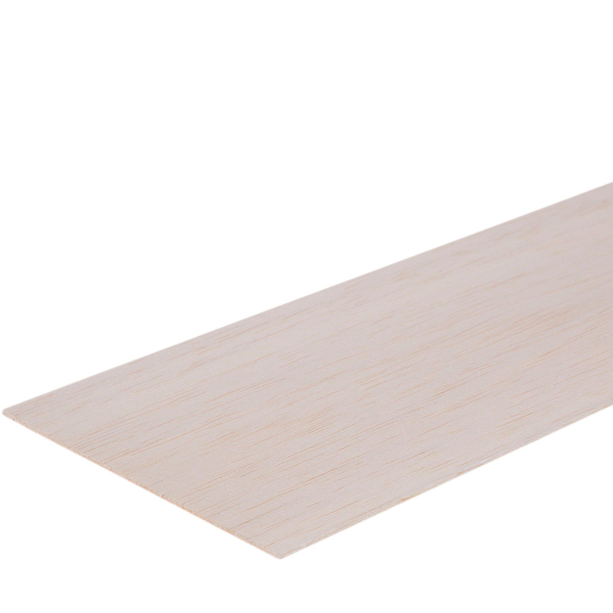 Balsa Wood Block - 25mm (1) Thick x 100mm (4) Wide x 400mm (16) Long T48  Post