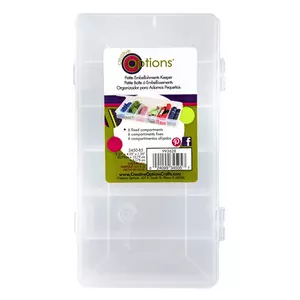  Craft Mates Bead Organizer and Plastic Containers Craft &  Sewing Supplies Storage, 4 Locking Compartments (2XL), Clear Lids :  Everything Else