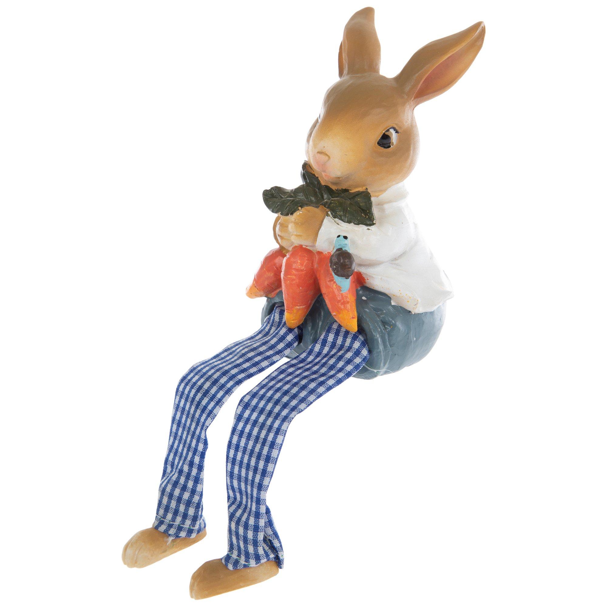 Blue Gingham Bunny Shelf Sitter | Hobby Lobby | 405244009