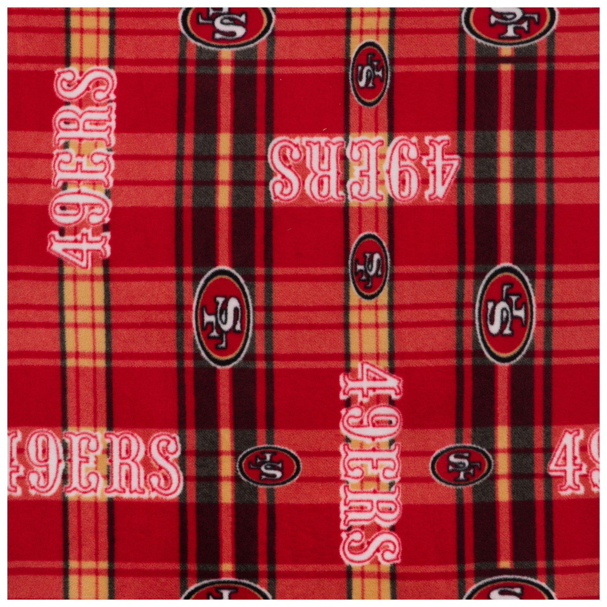 San Francisco 49ers 58 100% Cotton Logo Sports Sewing & Craft