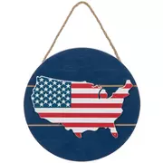 United States Shiplap Wood Ornament