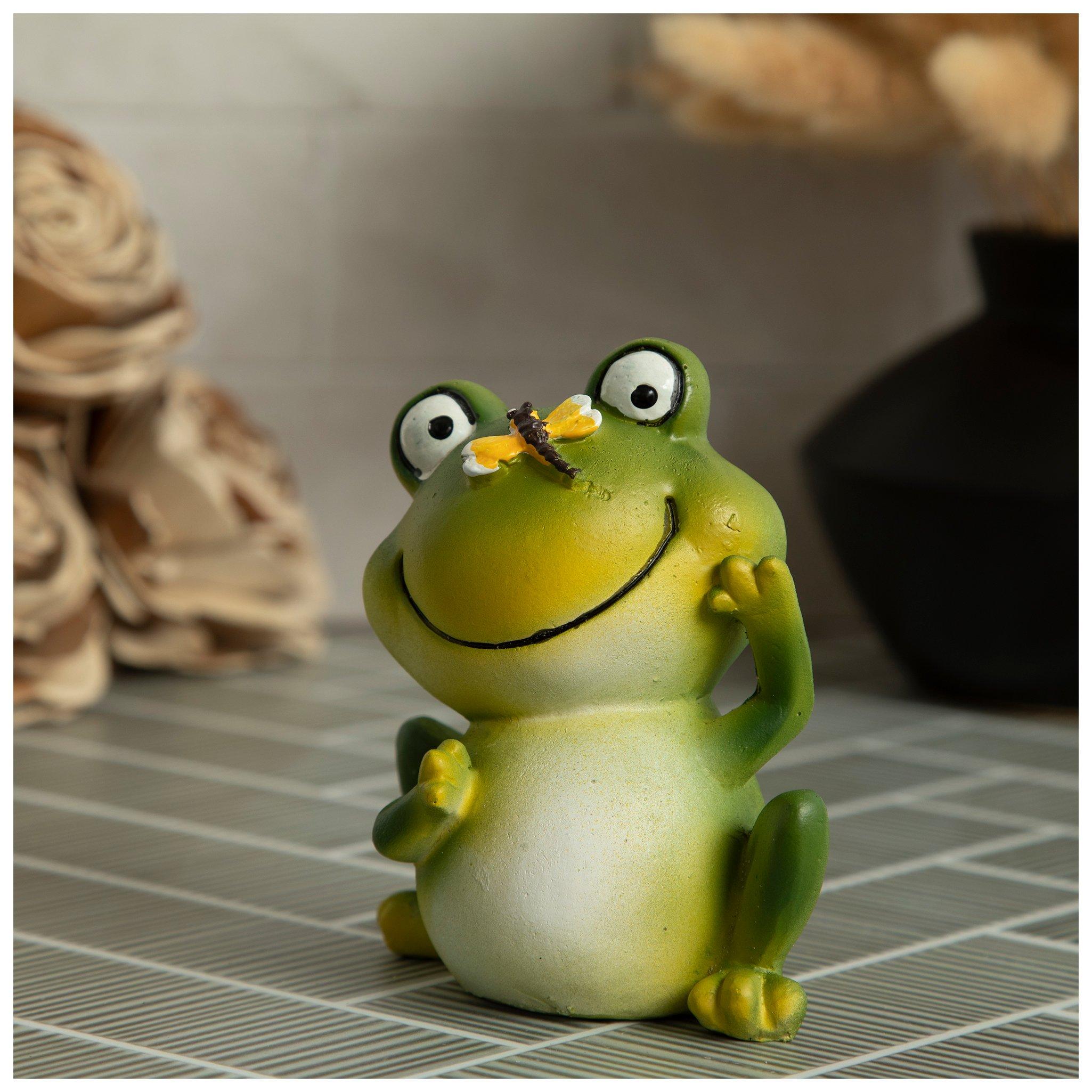 舞台FROGS Funky pottery frog - artisan pottery - 1970s vintage