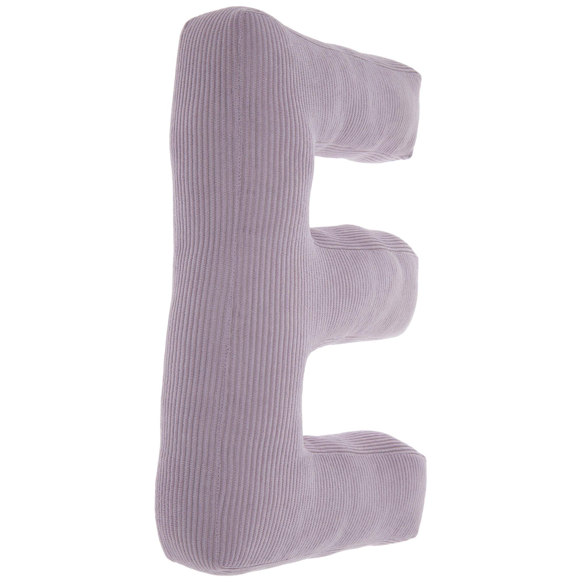 Letter Corduroy Pillow