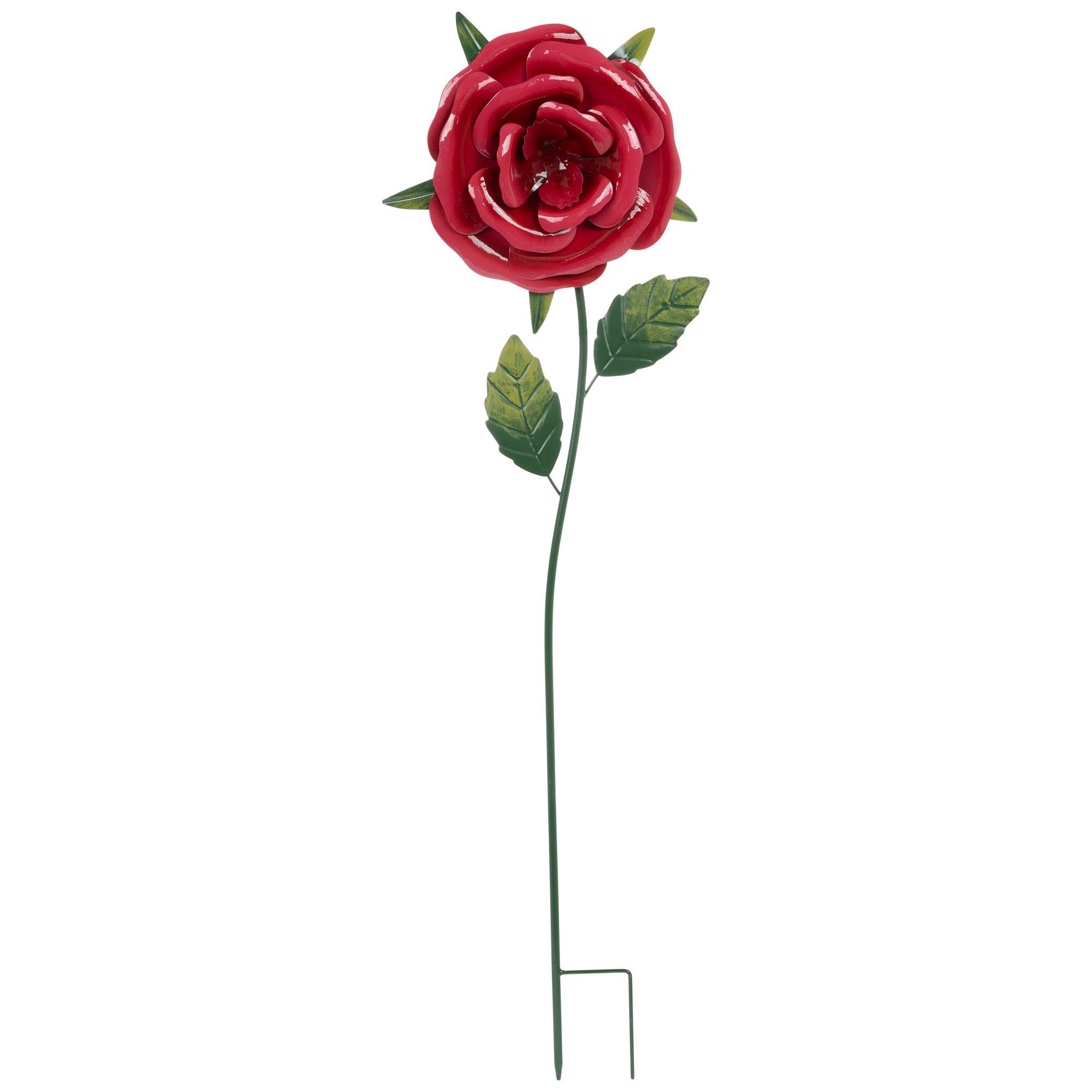 Rose Metal Garden Stake | Hobby Lobby | 406397756