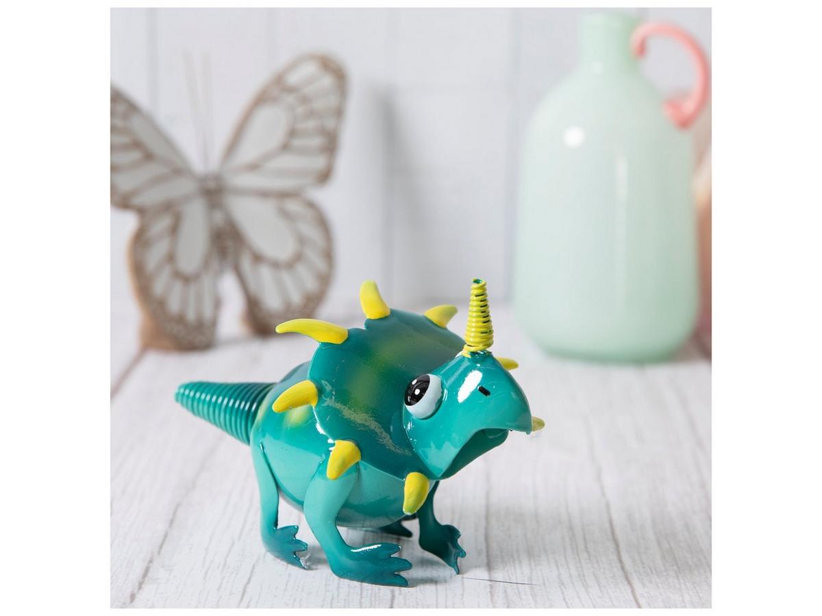 置物 handmade Teal Metal Triceratops | Hobby Lobby | 406403737