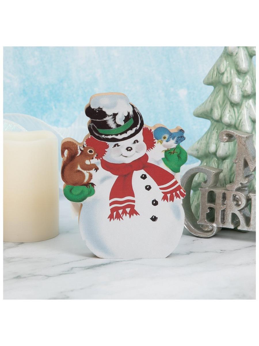 Smiling Snowman Wood Decor | Hobby Lobby | 406417687