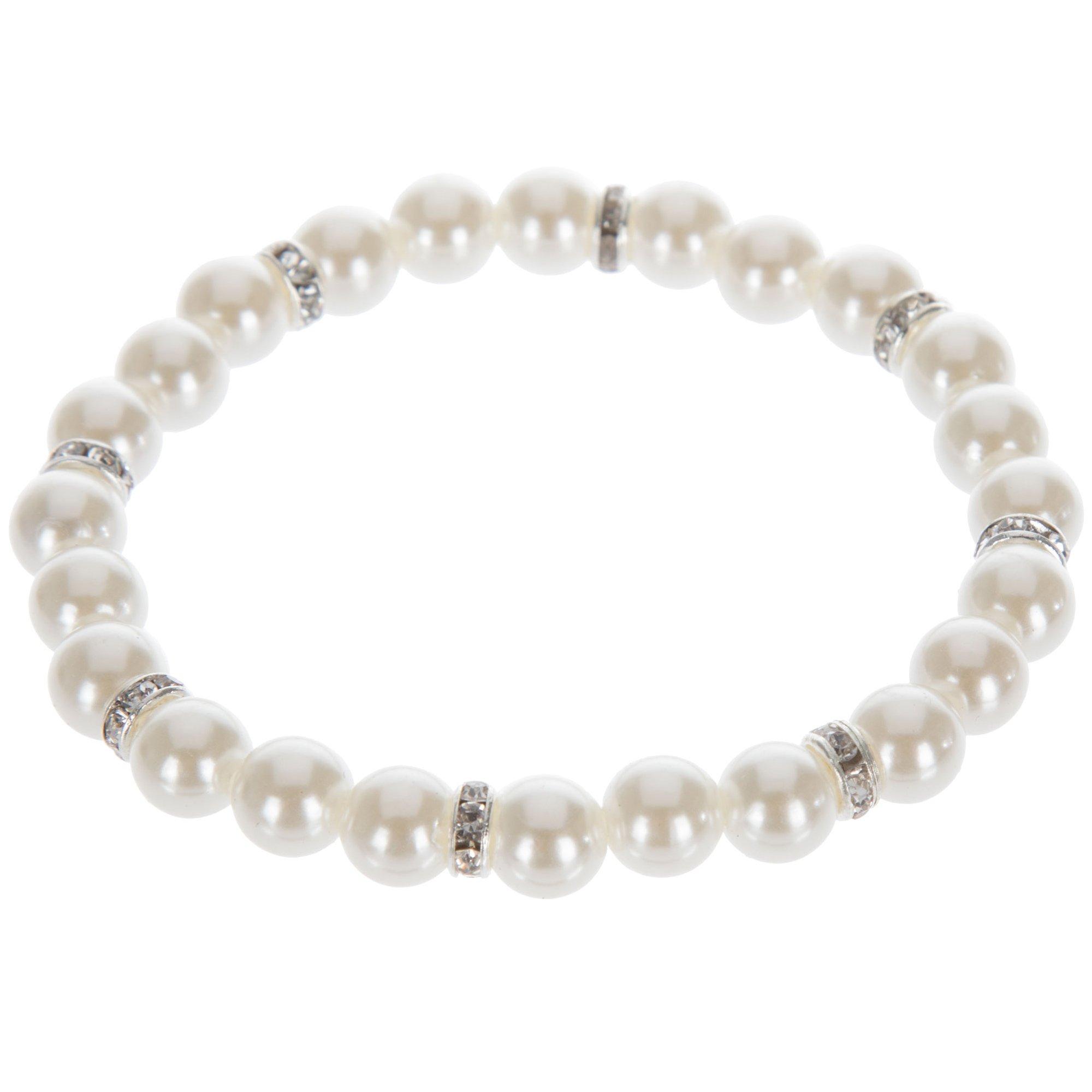 Pearl & Rhinestone Bracelet | Hobby Lobby | 408435