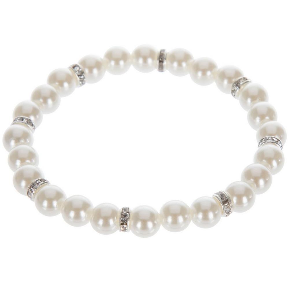 Pearl & Rhinestone Bracelet | Hobby Lobby | 408435