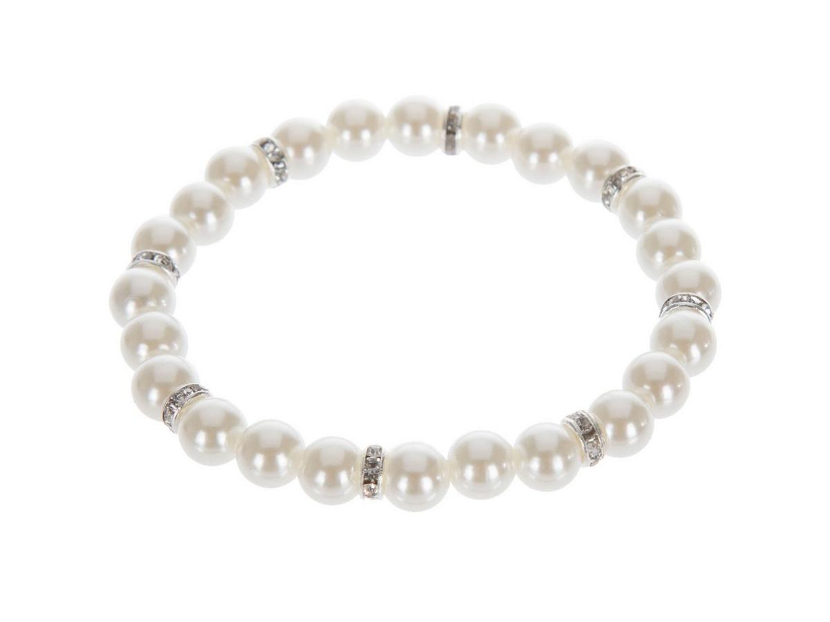 【HYERES LOR】23SS★ H edition White Pearl Bead Bracelet Large White Edison Pearl & Heart Toggle Bracelet – Aurora