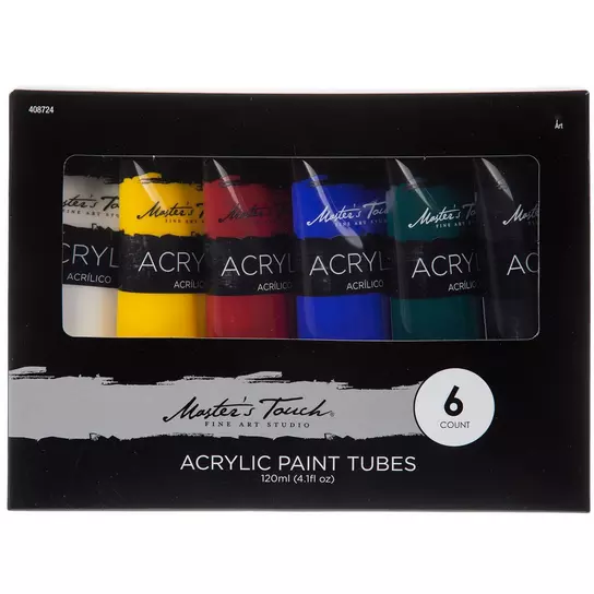 Colour Block Acrylic Paint Board Set - 4pc