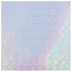 Holographic Glitter Adhesive Scrapbook Paper - 12" x 12"