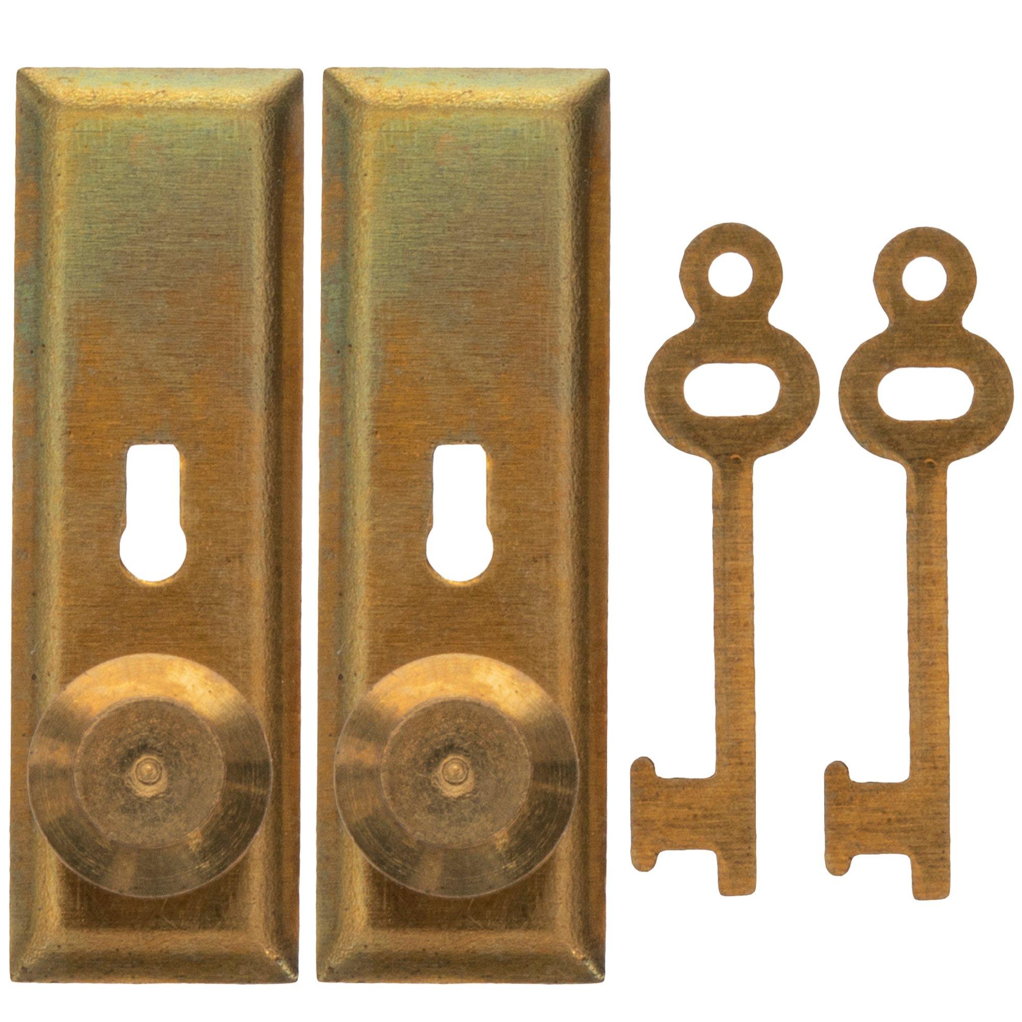 Miniature Brass Door Knobs With Keys Hobby Lobby 413096