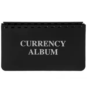  Coin Collection Album 60 Pockets - 4.5x4.5cm/1.8x1.8 inch Coin  Holder Book Coin Storage Album Money Penny Pocket for Collectors Black  CS0106BK : Office Products