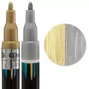 Gold & Silver Pilot Extra Fine Tip Metallic Paint Markers - 2 Piece Set, Hobby Lobby