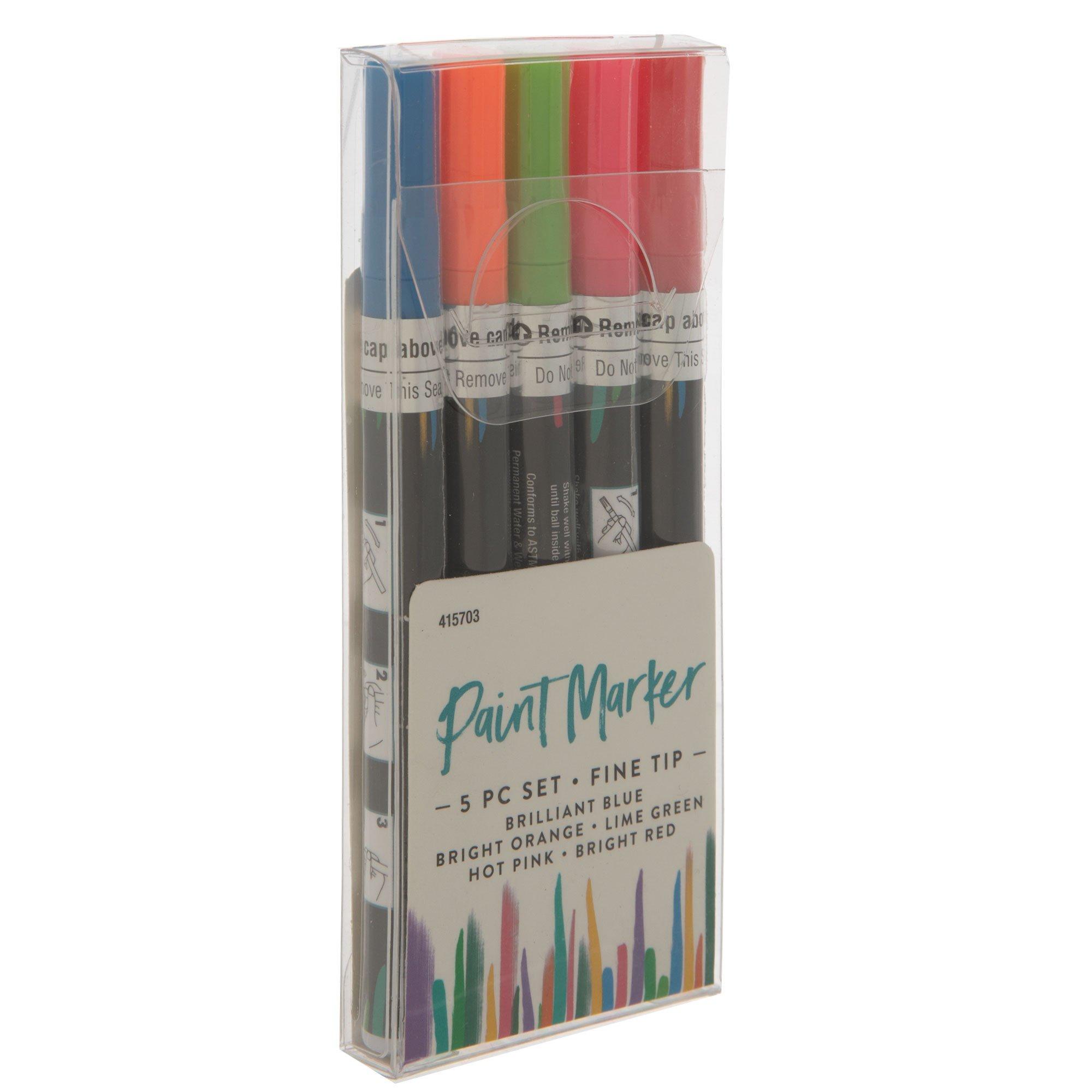 Paint Markers 5 Piece Set Hobby Lobby 415703