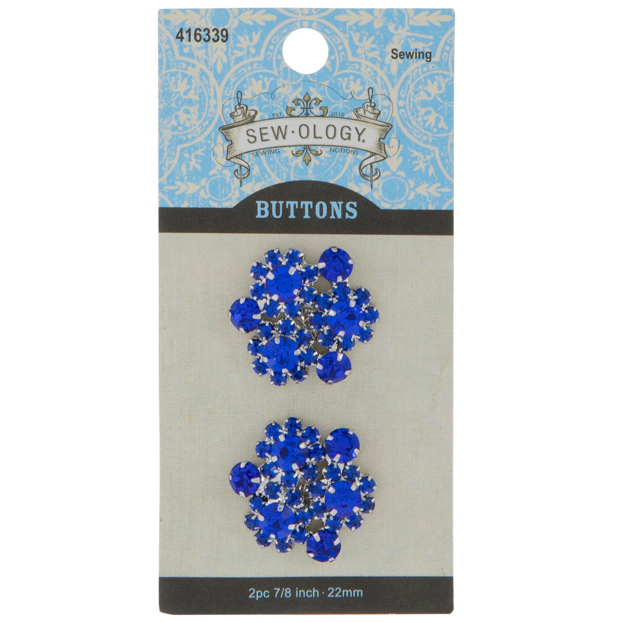 Rhinestone Flower Shank Buttons Hobby Lobby 416339