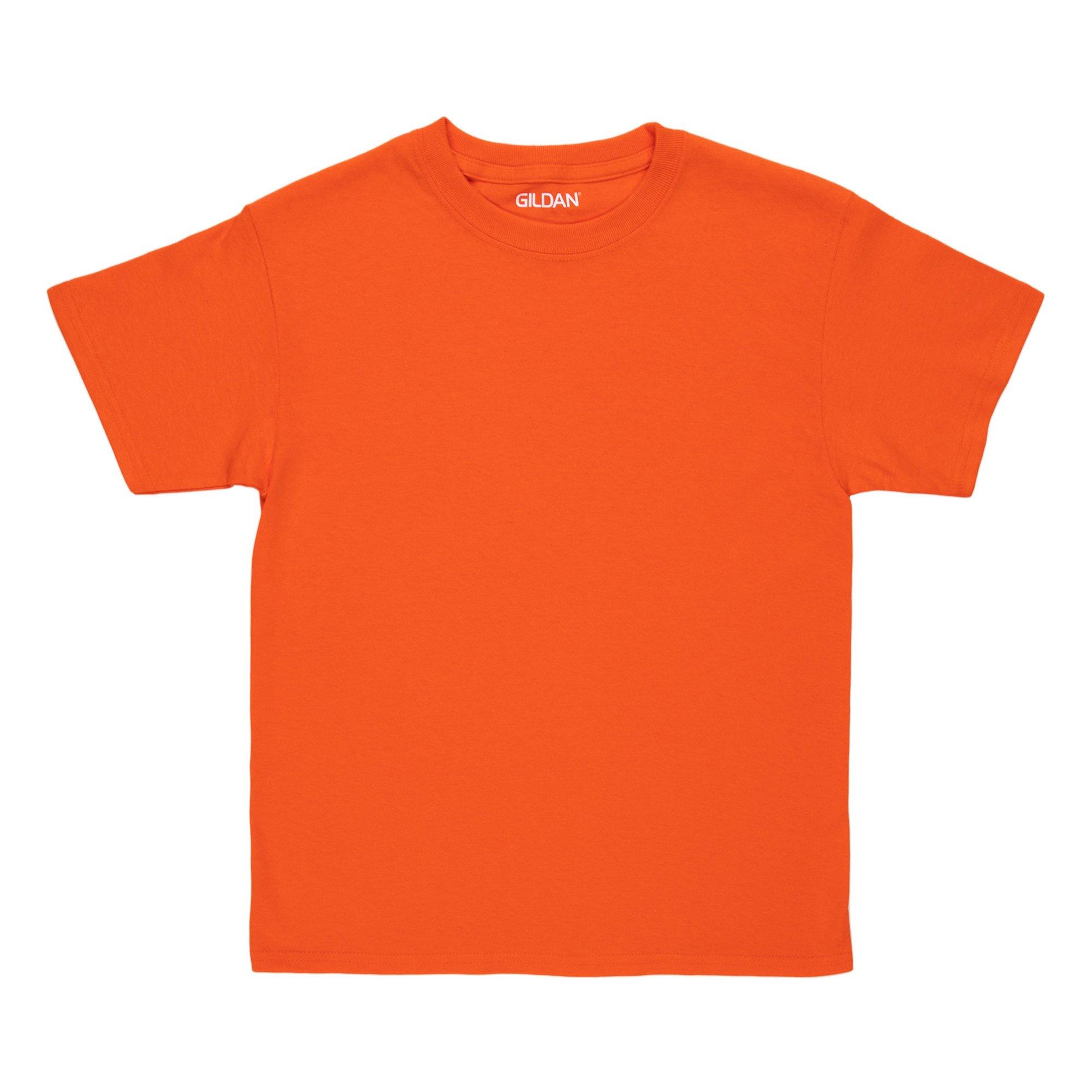 Orange and hot sale red shirt