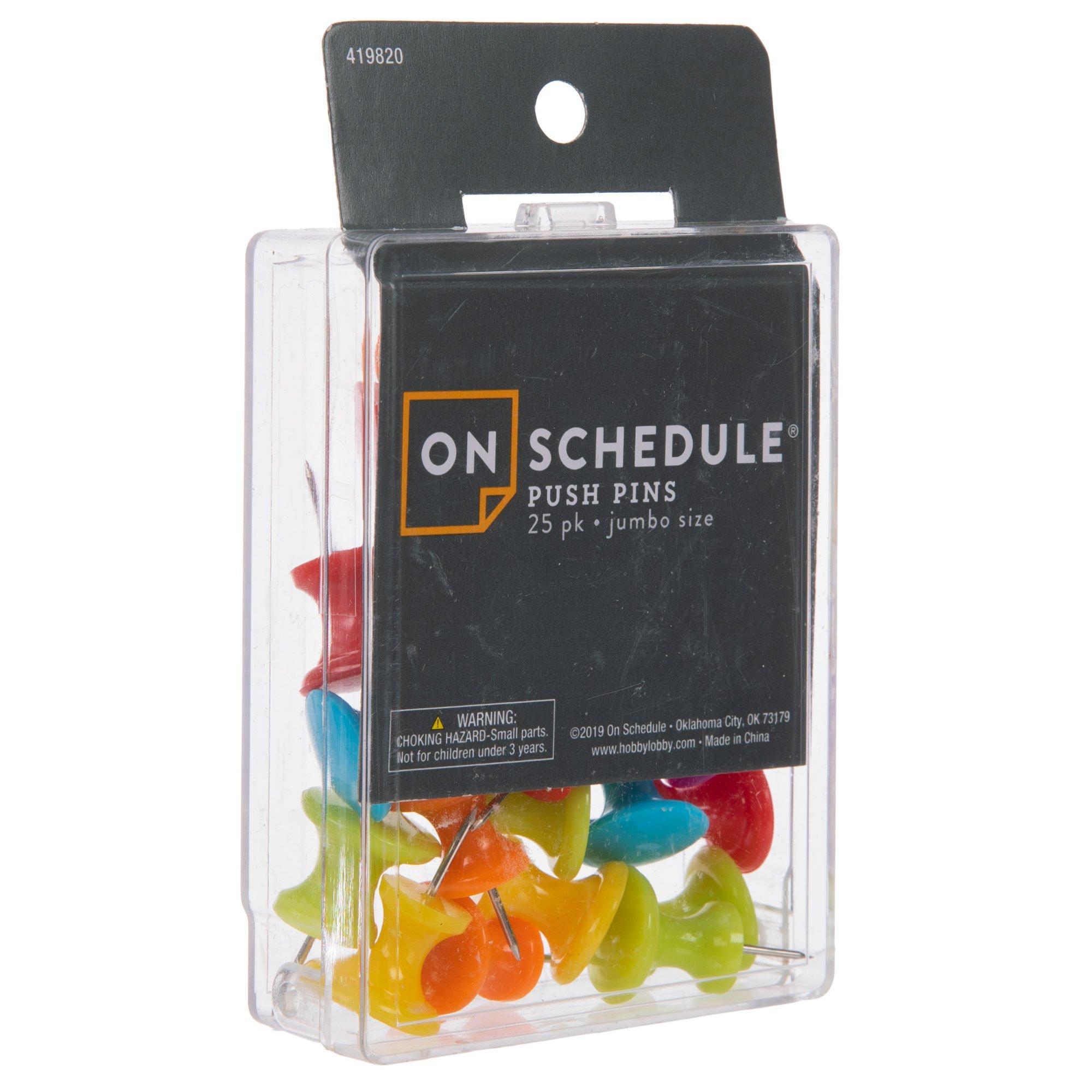 Office Works Push Pins - Assorted, 100 pk - Kroger