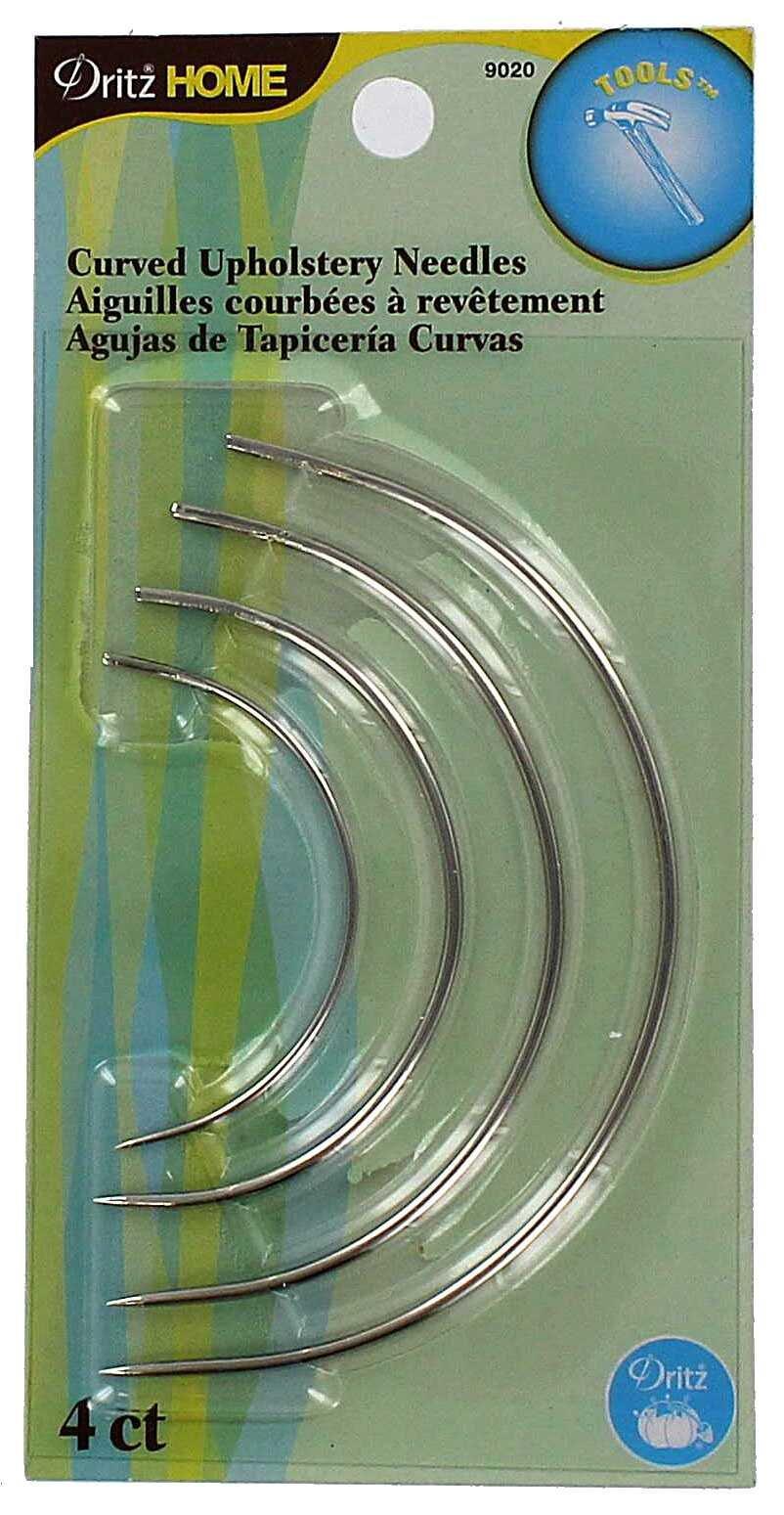 Dritz Home Curved Upholstery Needles 4/Pkg