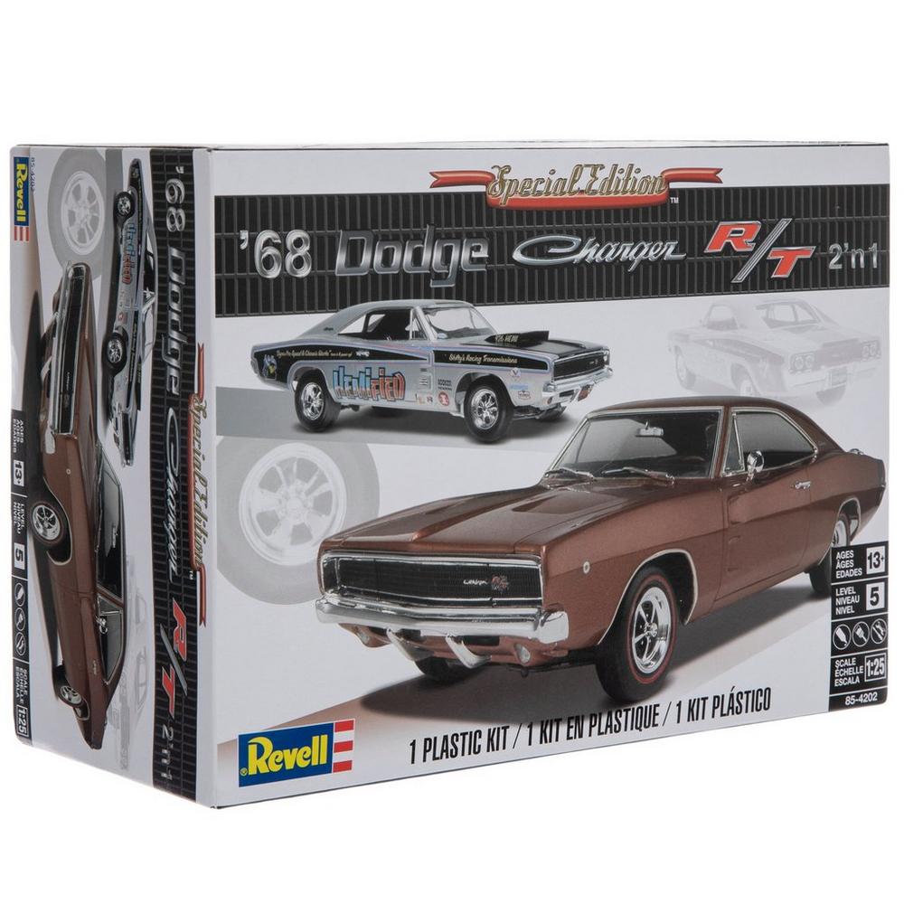 1968 Dodge Charger 2 'n 1 Model Kit | Hobby Lobby | 426049