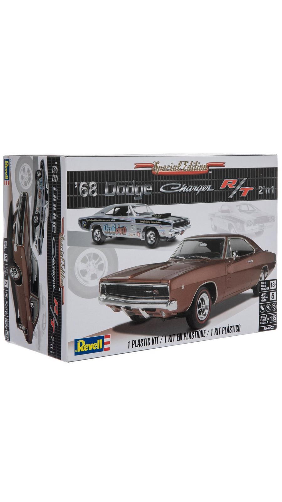 1968 Dodge Charger 2 'n 1 Model Kit | Hobby Lobby | 426049