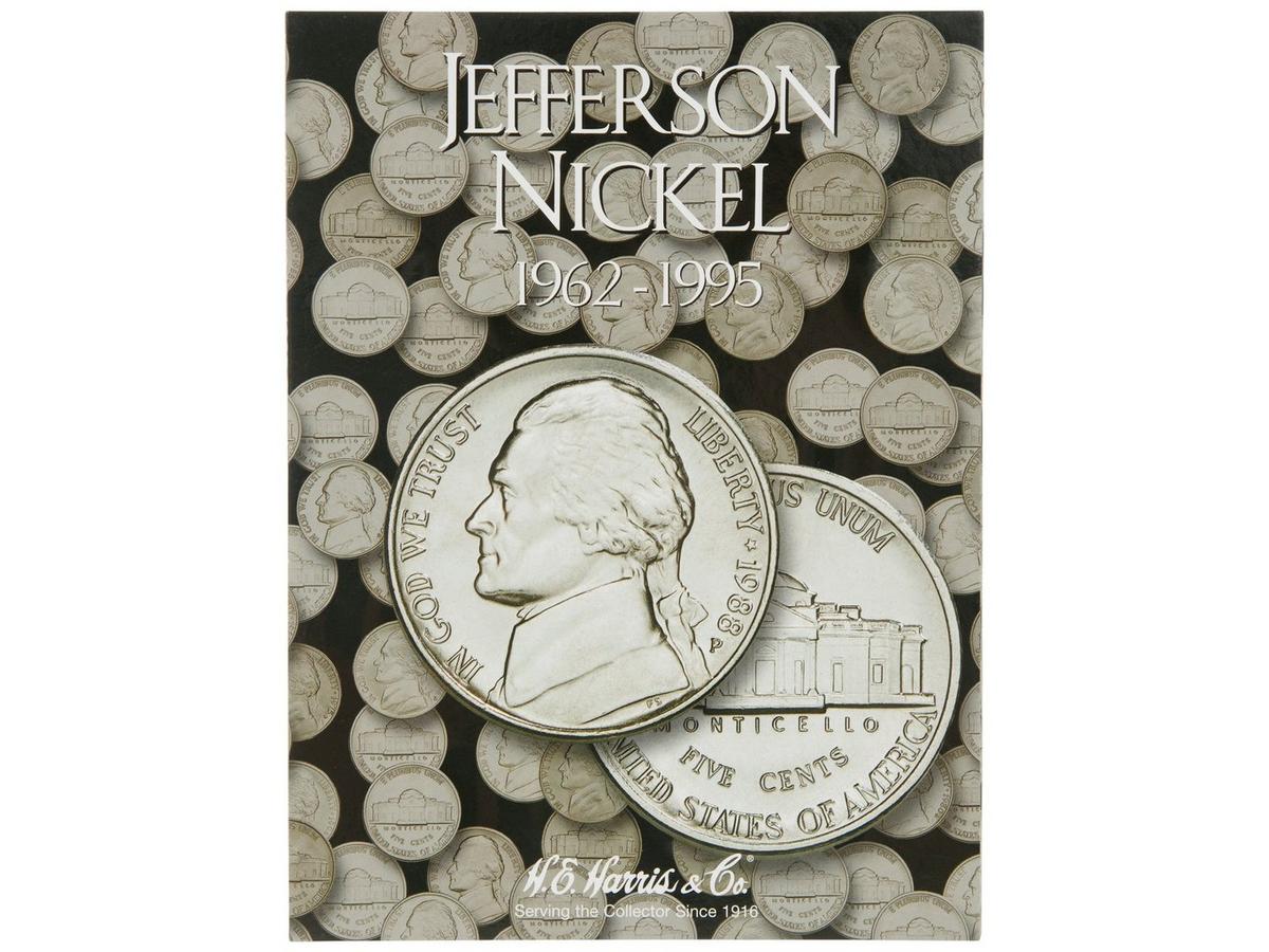 Jefferson Nickel Folder - 1962-1995 | Hobby Lobby | 427146