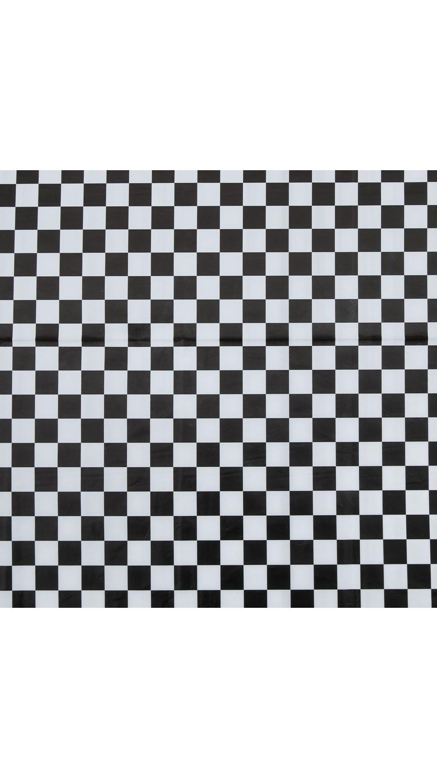 Race Car Party Decorations Set - 3 Checkered Tablecloths & 8 Foil Balloons For Racing Theme