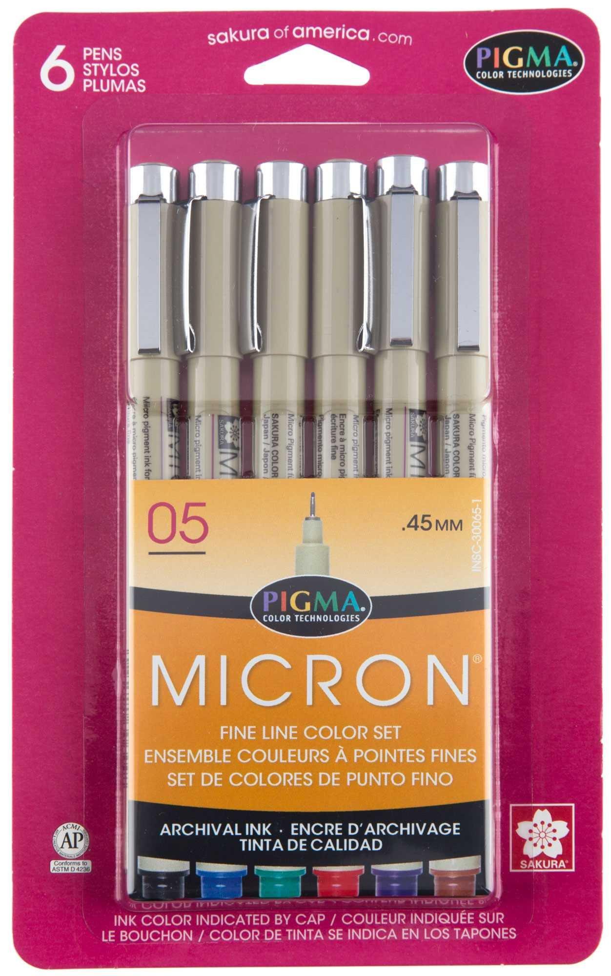 Pigma Micron Pens, Hobby Lobby