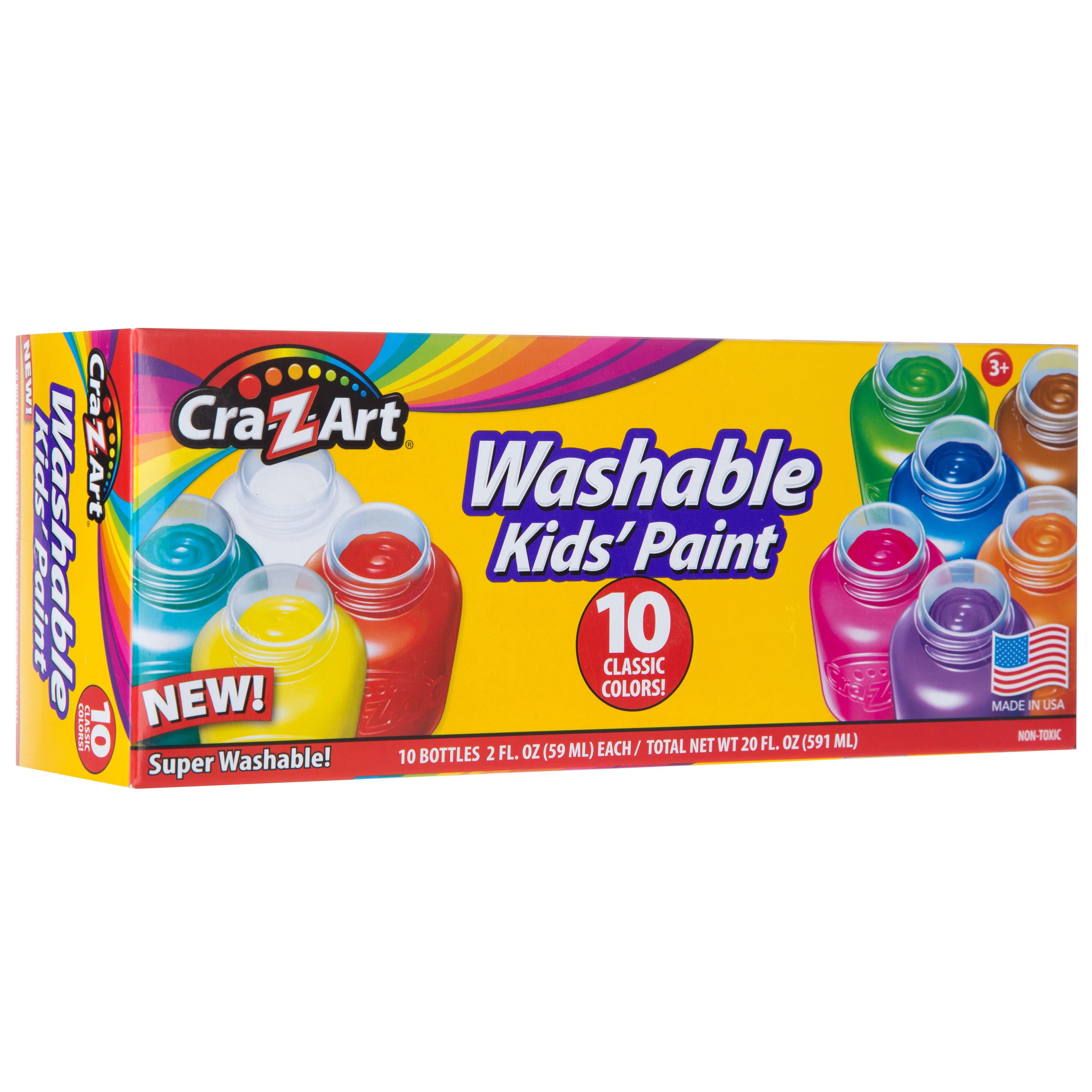 Crayola Washable Project Paint Classic - For Kids Crafts & Painting - 10  Colors!