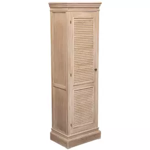 White Stone Wood Cabinet
