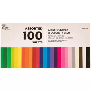 Glittered Cardstock Paper Pack, Hobby Lobby